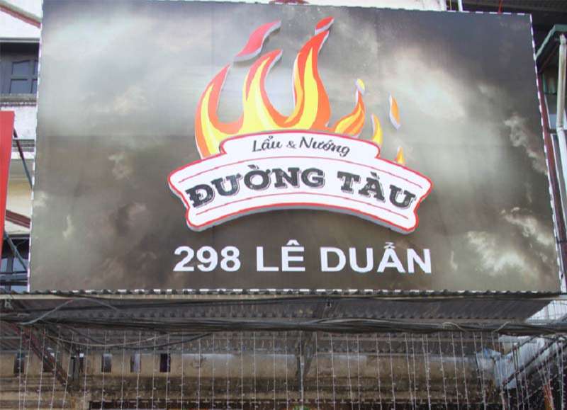 Biển quảng cáo đồ nướng
