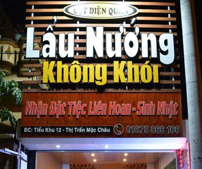 Biển quảng cáo đồ nướng