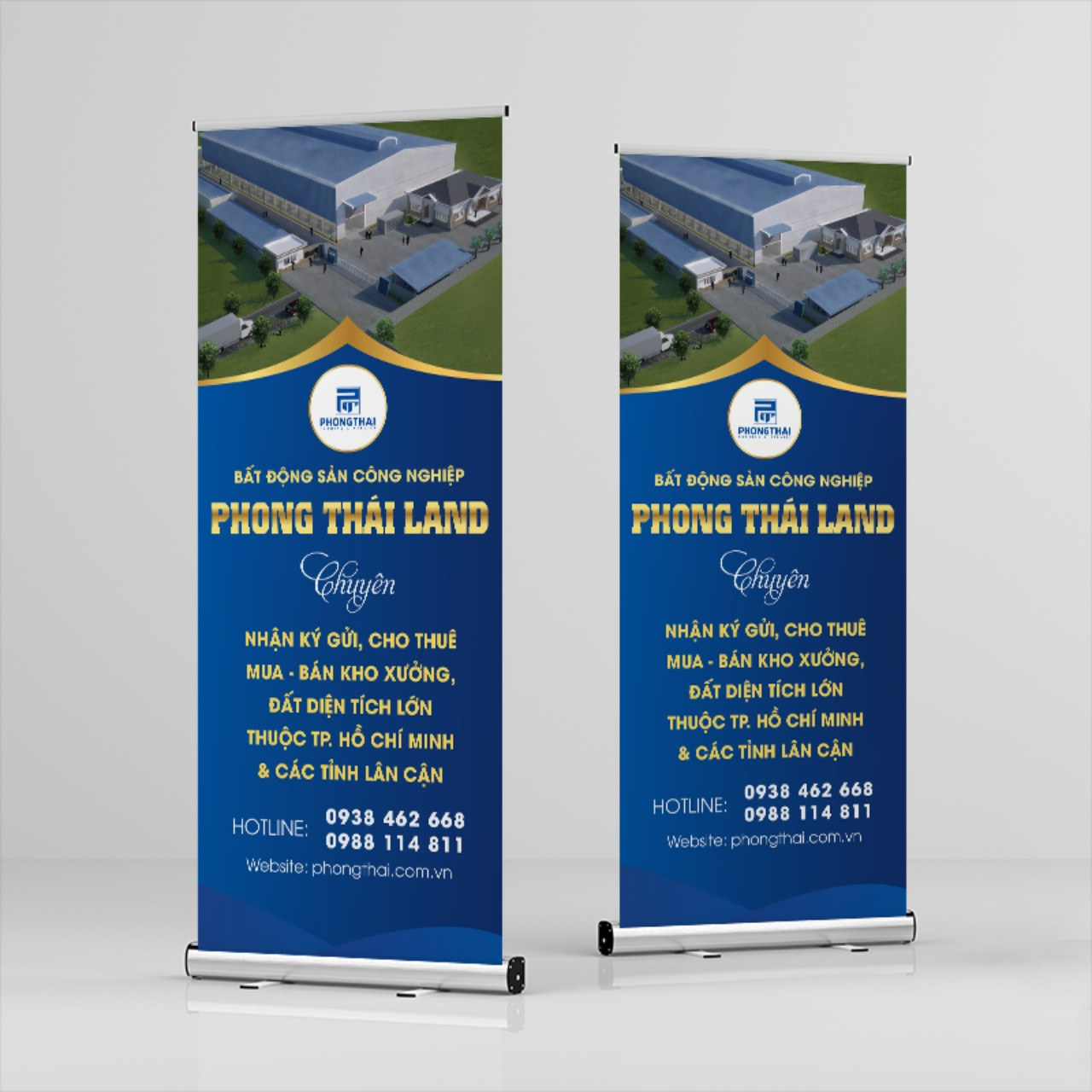 Thi công standee quảng cáo
