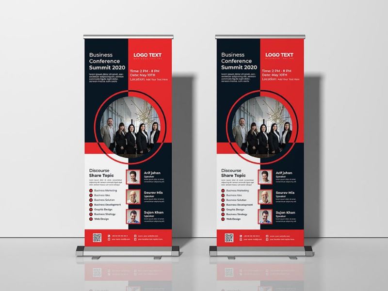 Thi công standee quảng cáo