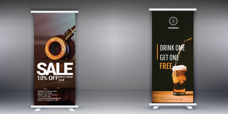 Thiết kế standee quảng cáo