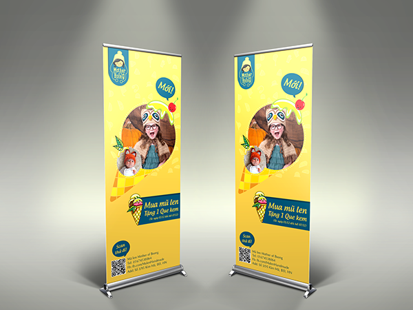 Thiết kế standee quảng cáo