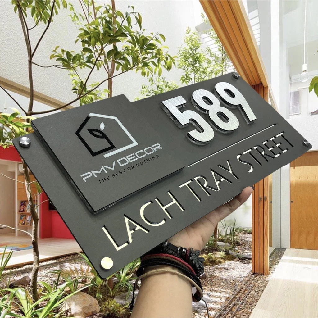 Thi công biển số nhà tại TP.HCM