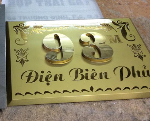 Thi công biển số nhà tại TP.HCM