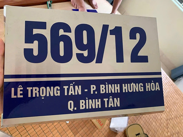 Thi công biển số nhà tại TP.HCM