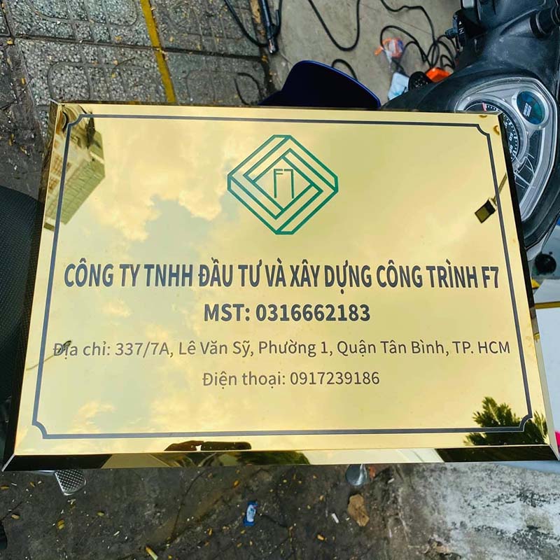 Thiết kế biển số nhà tại TP.HCM