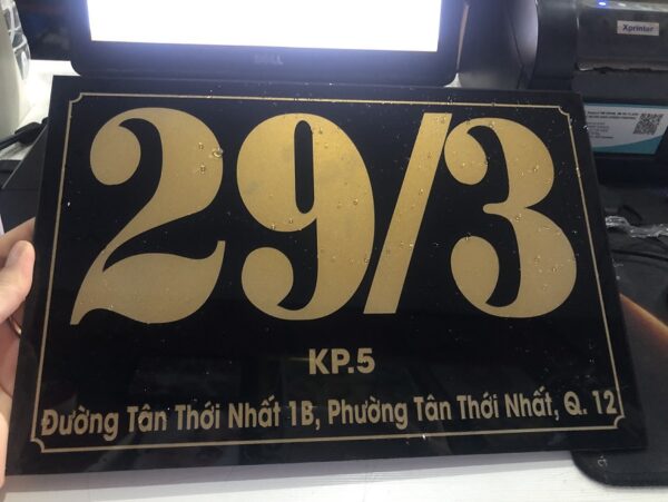 Thi công biển số nhà trọn gói tại TP.HCM