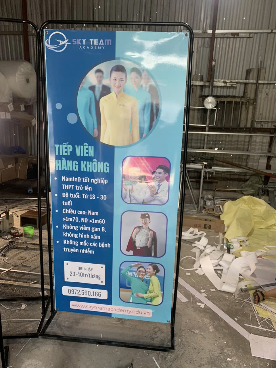 Standee khung sắt TP.HCM