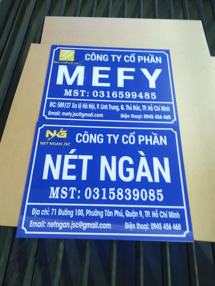 Làm bảng hiệu mica Bình Thạnh
