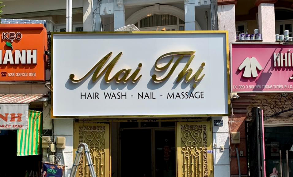 Làm bảng hiệu mica Bình Thạnh