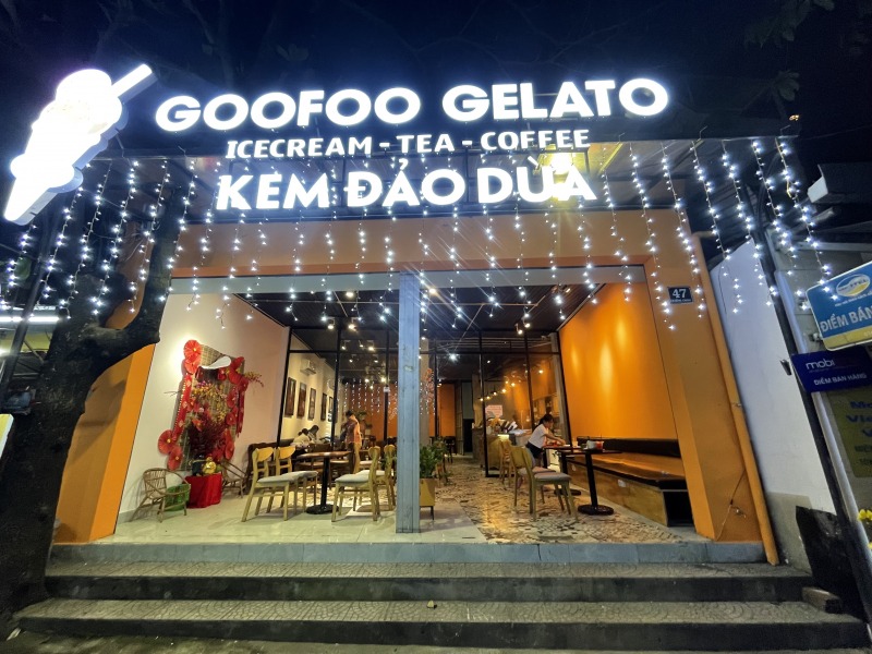 Mẫu thiết kế bảng hiệu tiệm kem