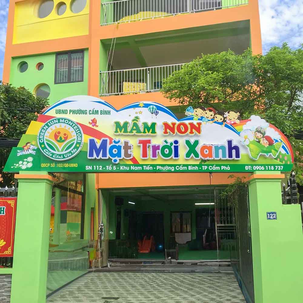 Mẫu bảng hiệu trường học