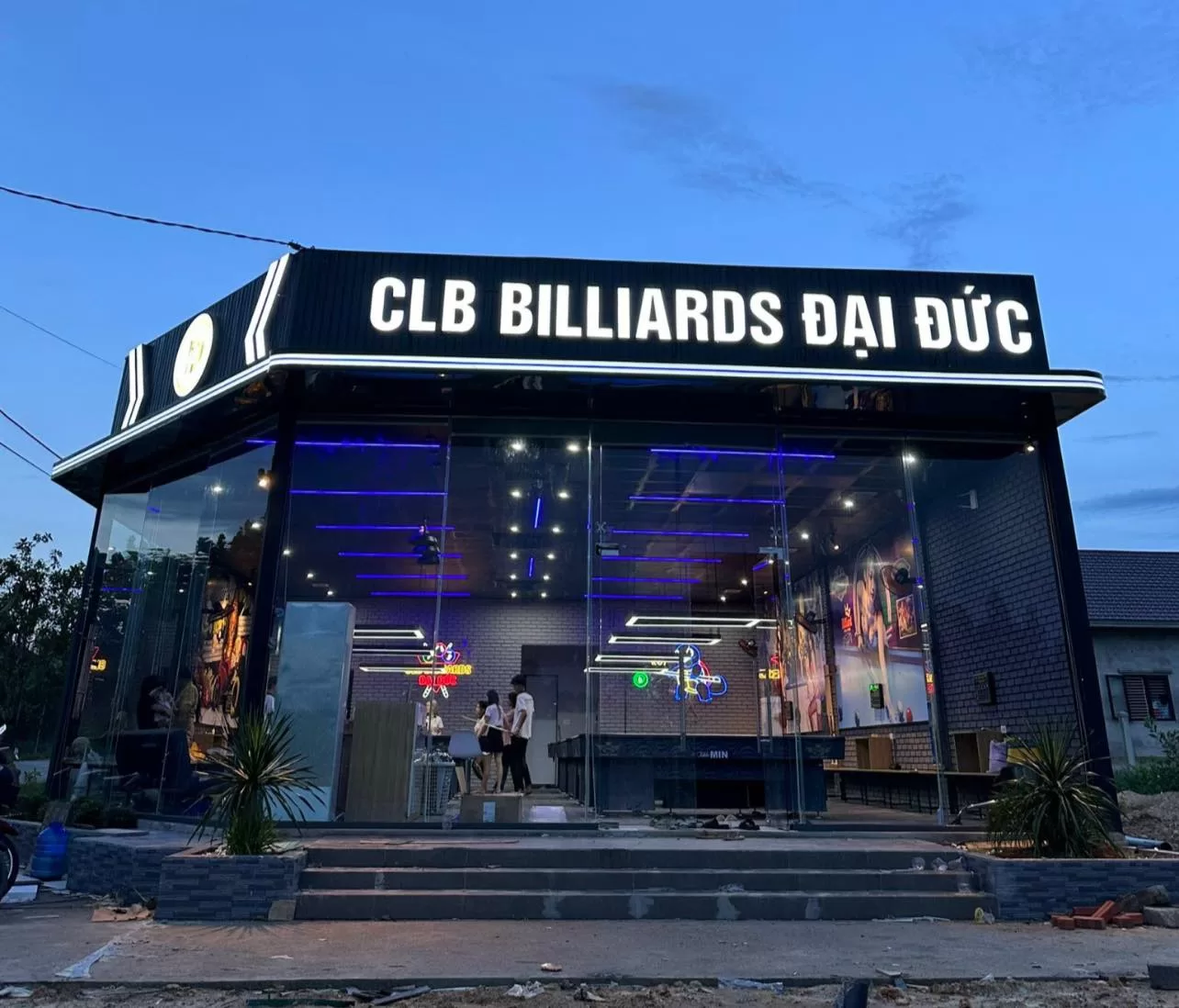 Mẫu Bảng Hiệu Billiards Shop Đẹp