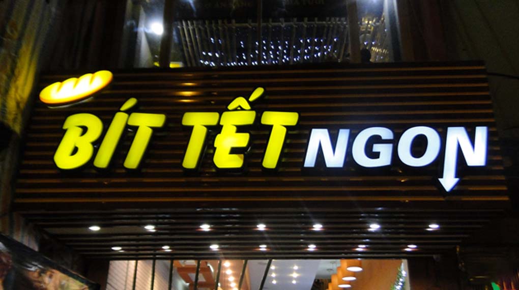 Bảng Alu Chữ Nổi Đèn LED