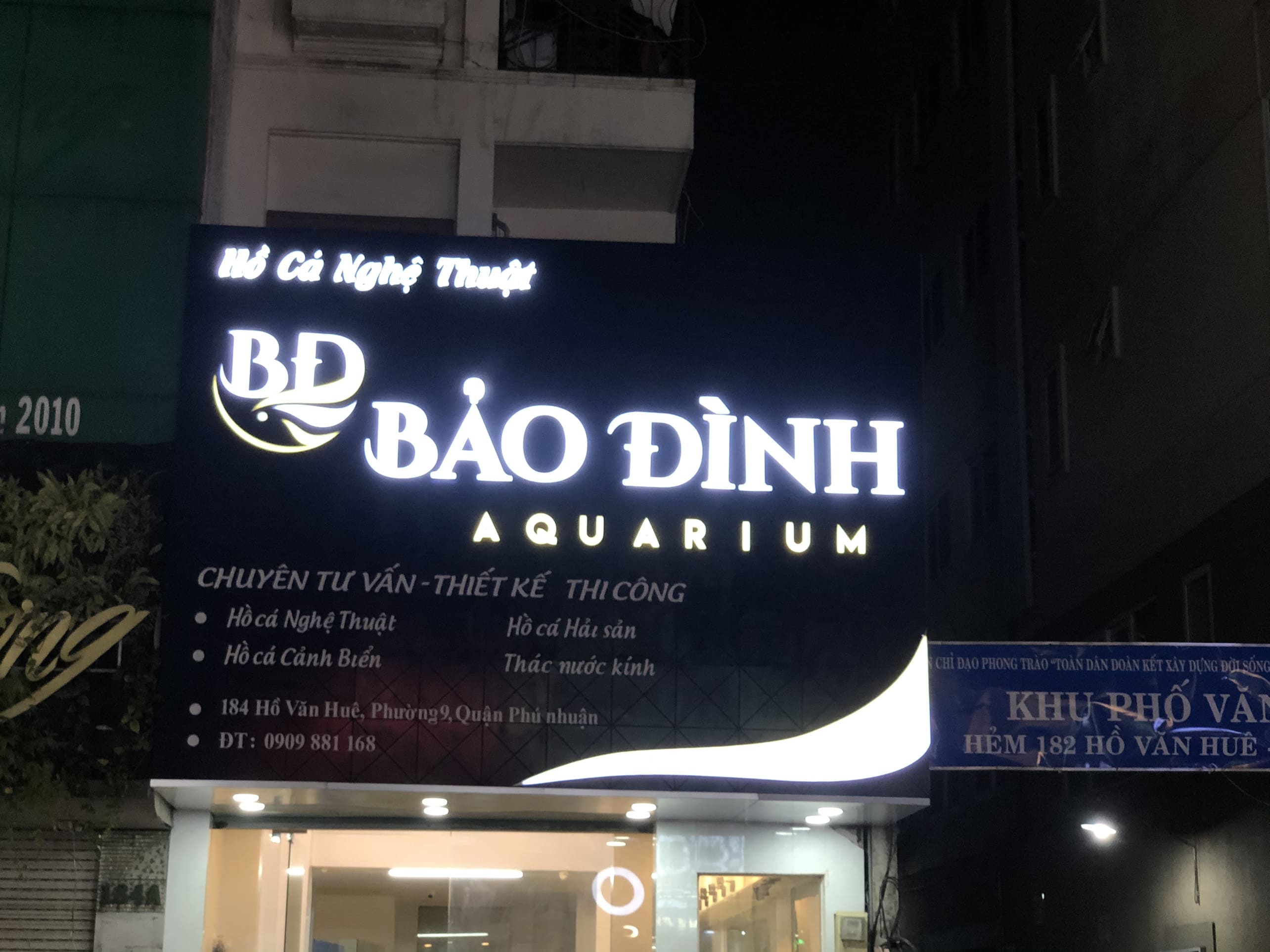 Bảng Alu Chữ Nổi Đèn LED