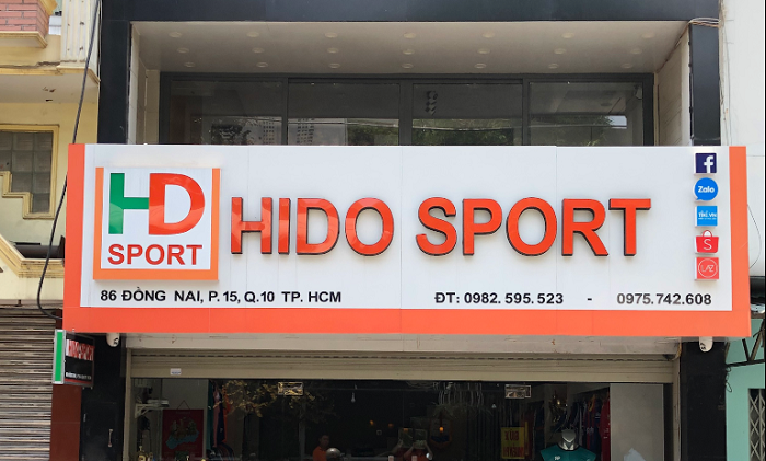 Mẫu Bảng Hiệu Shop Thể Thao Đẹp