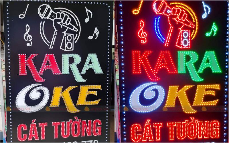 Mẫu Bảng Hiệu Hộp Đèn Neon