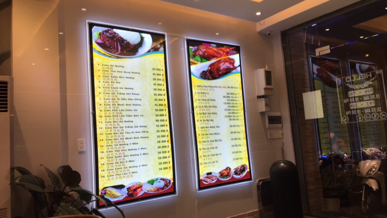 Hộp đèn quảng cáo LED