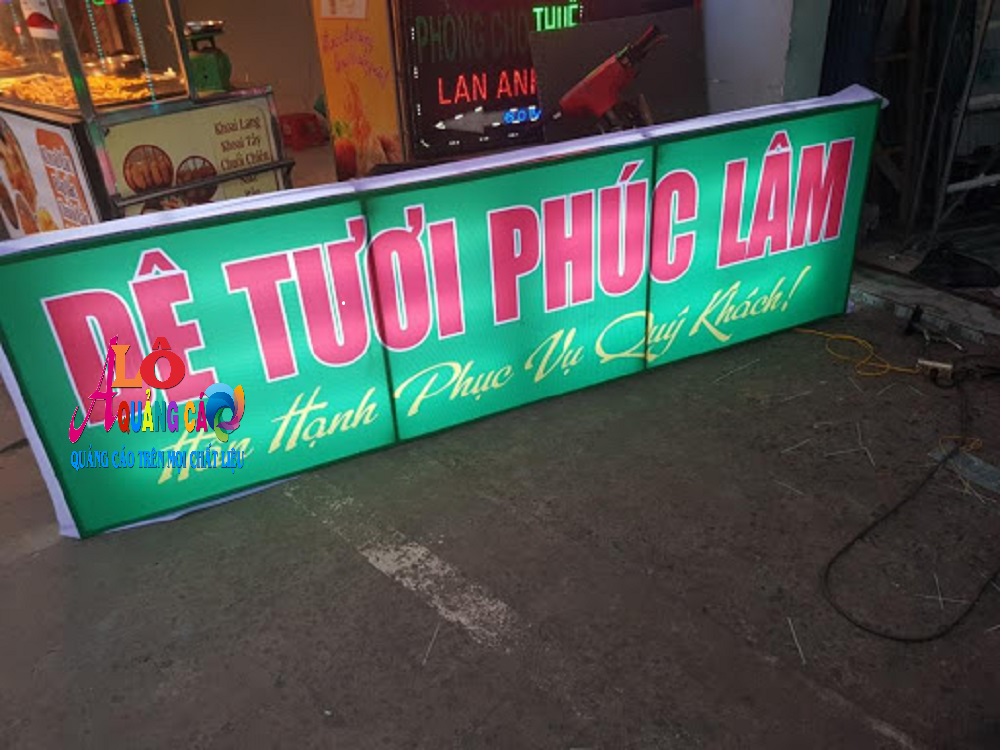 Thi công bảng quảng cáo LED