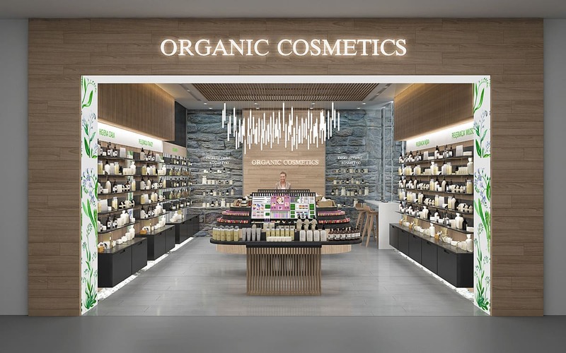 Thiết kế bảng hiệu shop mỹ phẩm