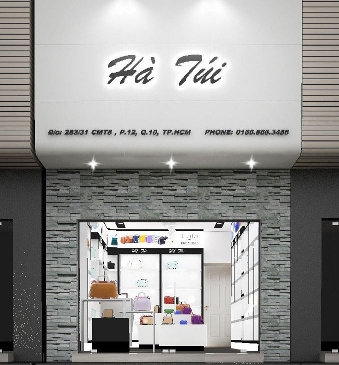 Thiết kế bảng hiệu shop quần áo