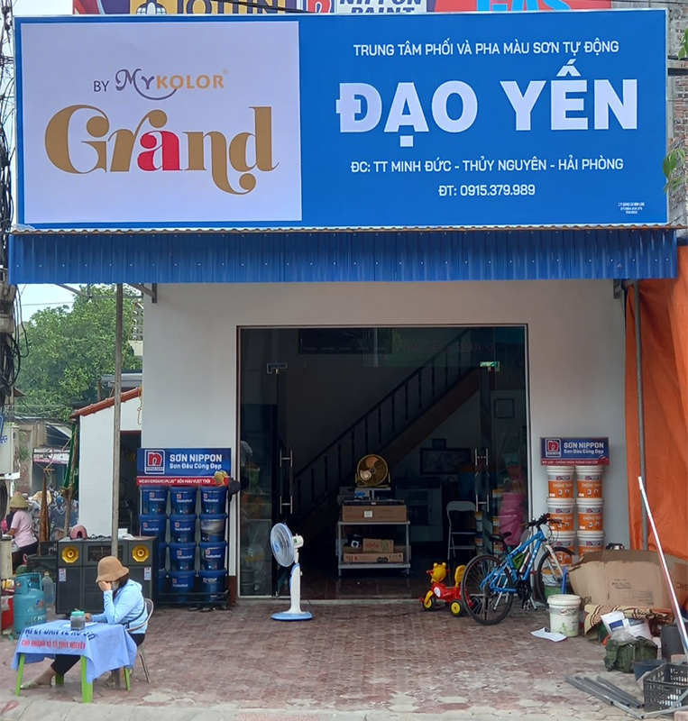 Thi công biển hiệu công trình
