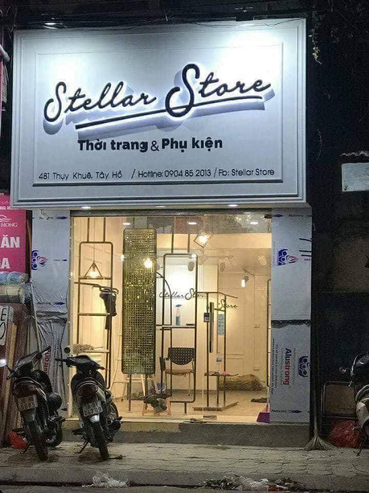 Biển hiệu cửa hàng quần áo