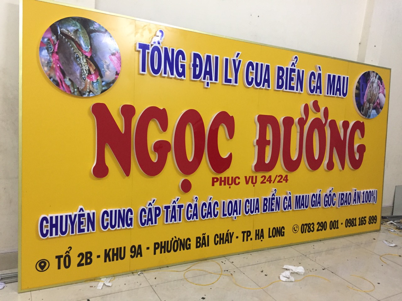Thiết kế biển quảng cáo chữ nổi
