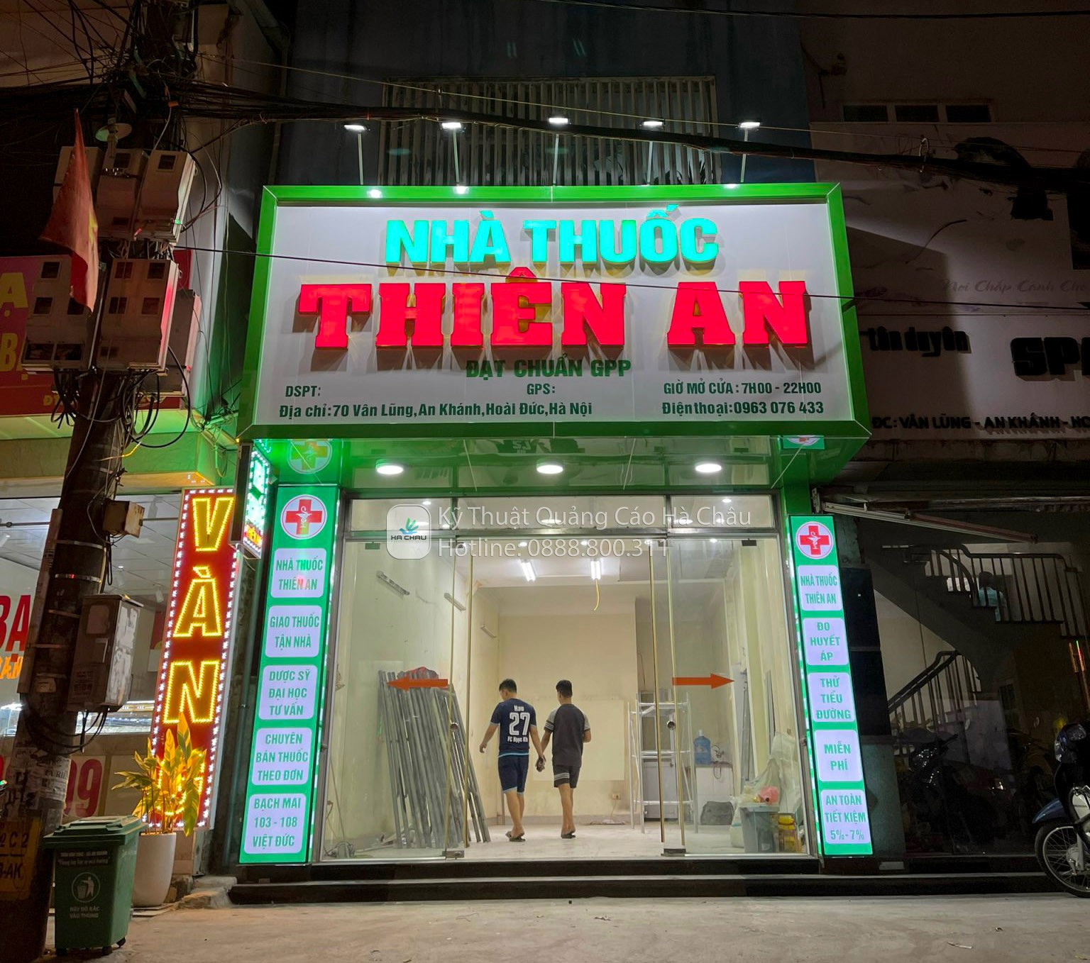 Biển quảng cáo alu chữ nổi