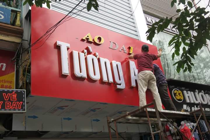 Thi công bảng hiệu quảng cáo đẹp