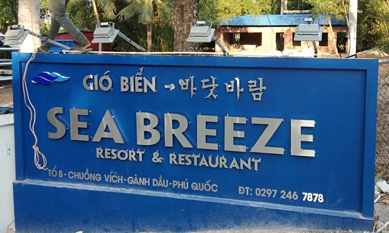 Thi công biển chữ inox