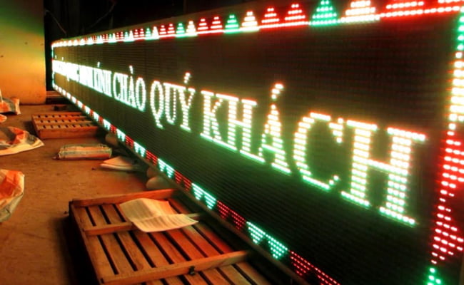 Thiết kế bảng hiệu LED
