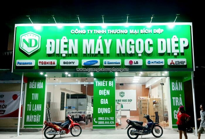 Thi công biển quảng cáo đồ gia dụng