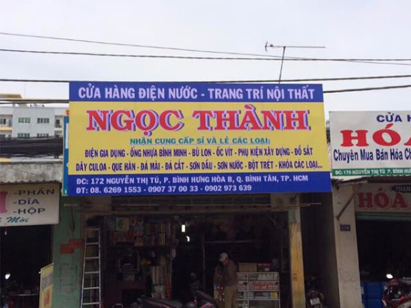 Thiết kế biển quảng cáo đồ gia dụng