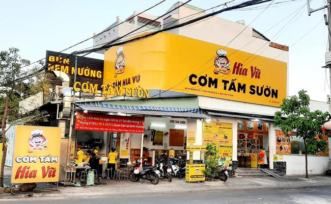 Thiết kế biển hiệu quán ăn TP.HCM