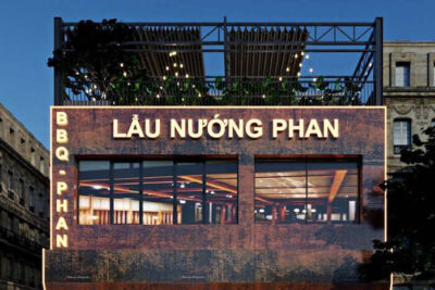 Thi công bảng hiệu gỗ