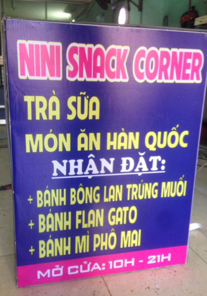 Thi công biển mica hộp đèn chuyên nghiệp tại TP.HCM