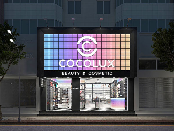 Thi công biển hiệu mỹ phẩm đẹp tại TP.HCM