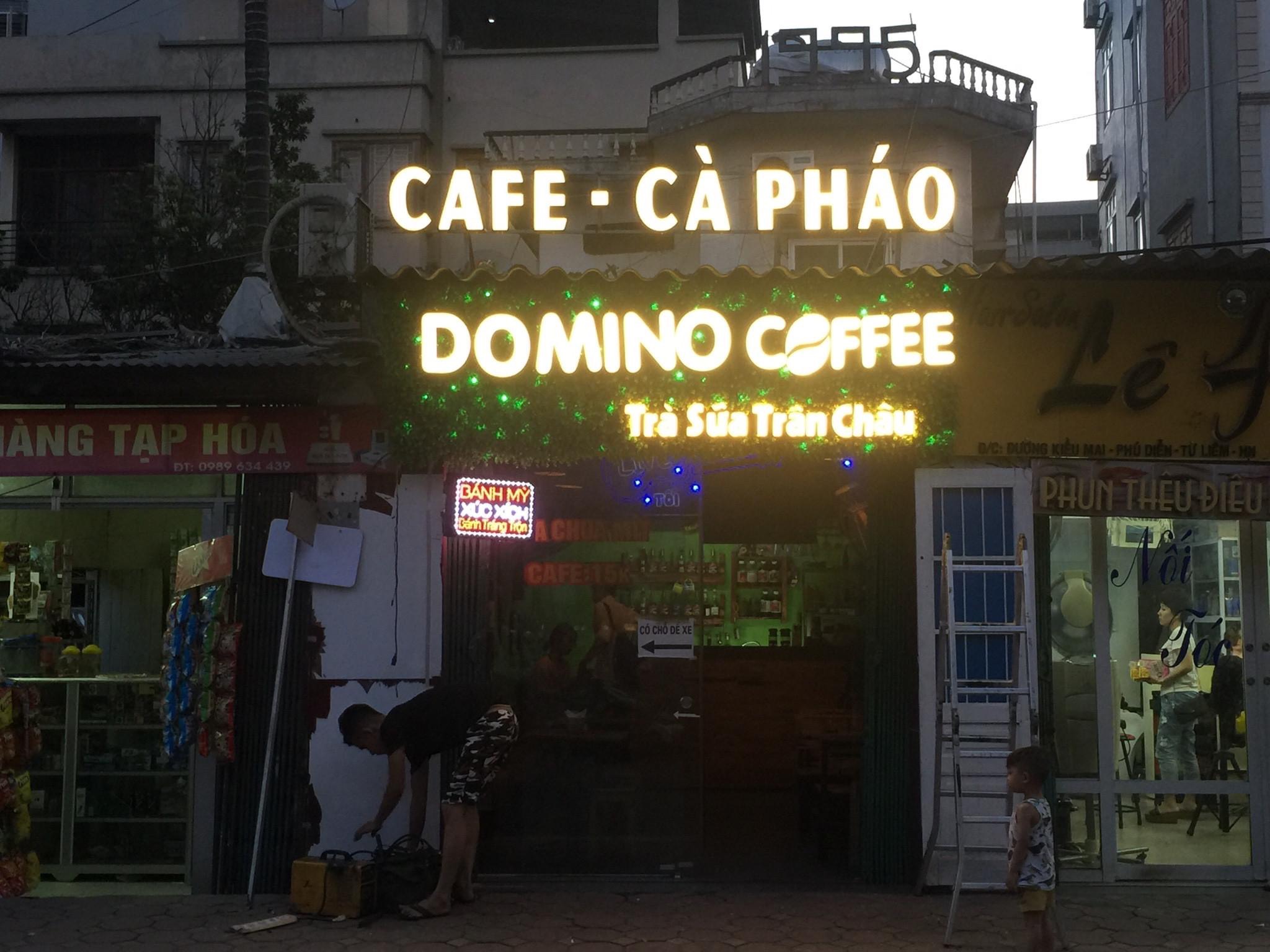 Thi công biển quảng cáo cà phê