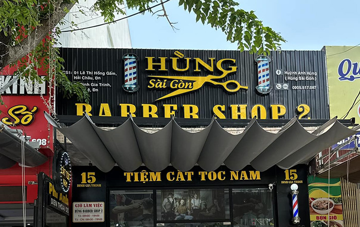 Mẫu Bảng Hiệu Barber Shop Đẹp
