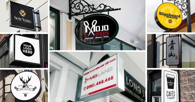 Thiết kế biển vẫy quảng cáo