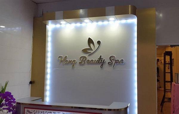 Thiết kế bảng hiệu sang trọng