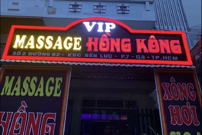 Biển quảng cáo massage