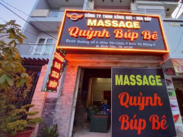 Biển quảng cáo massage