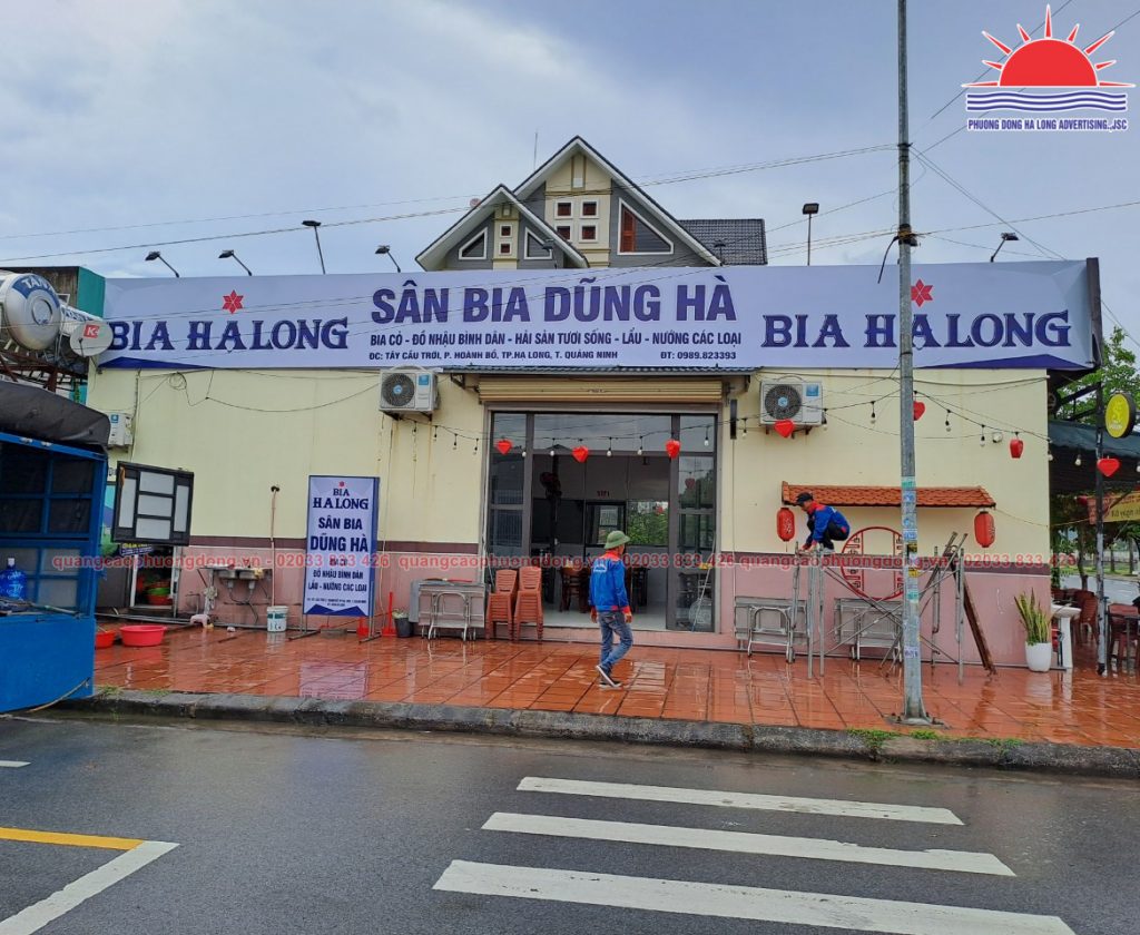 Thiết kế biển hiệu quán bia ấn tượng