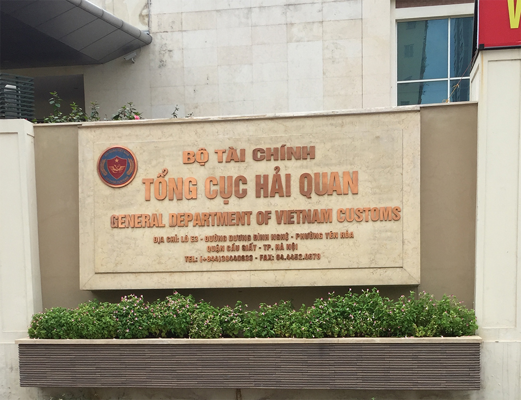 Thi công biển trụ sở công ty