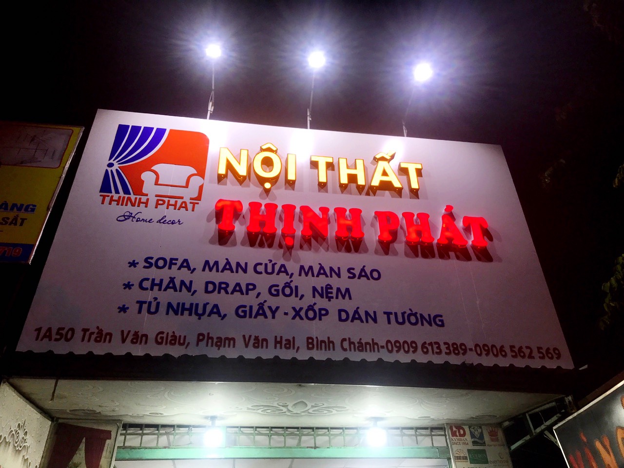 Thi công bảng hiệu decor