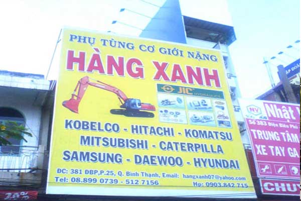 Mẫu bảng hiệu cơ khí đẹp