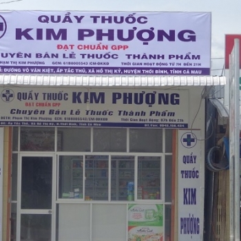 Biển hiệu quầy thuốc tây