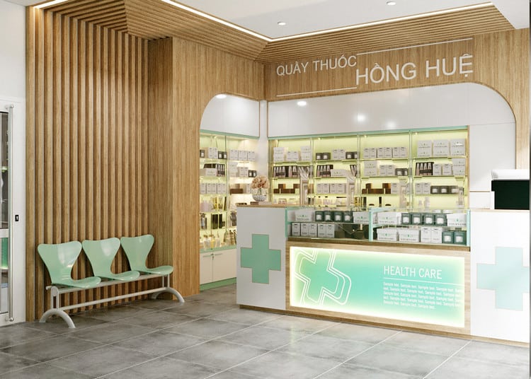 Biển hiệu quầy thuốc tây